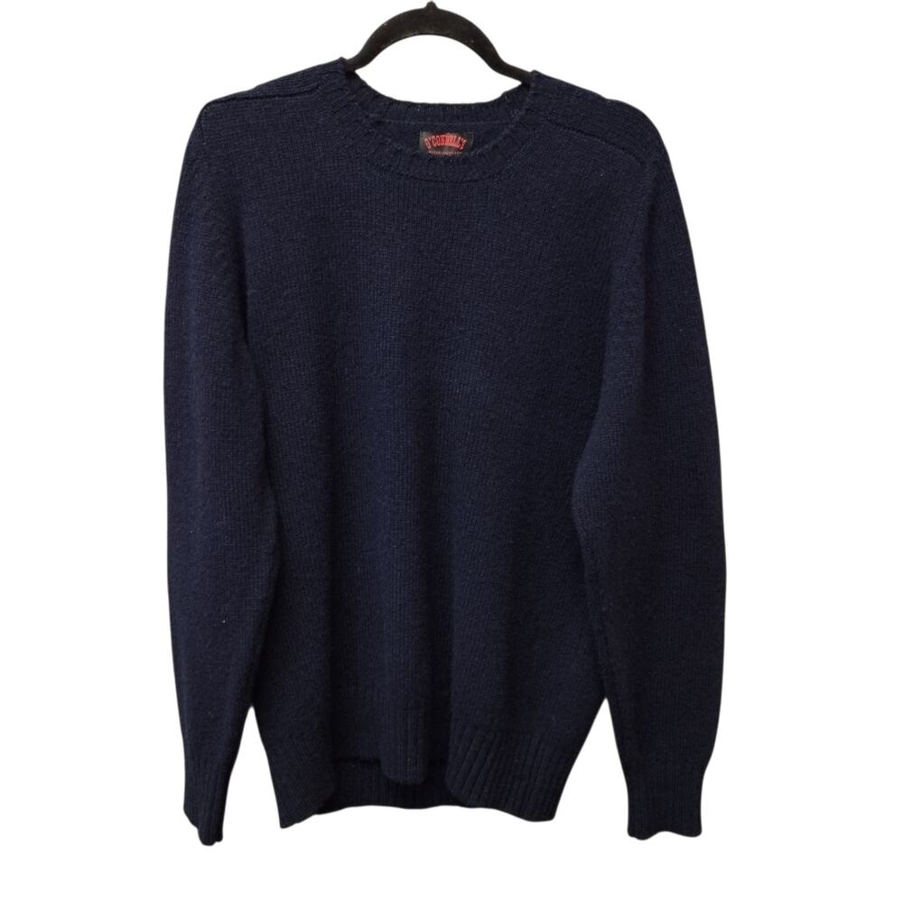 Oconnell Lucas Chelf Mens Shetland Wool Sweater 44 Made In Scotland Heritage